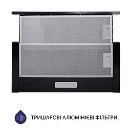 Витяжка телескопічна Minola HTL 6614 BL 1000 LED - мініатюра 2