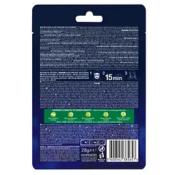Суперзволожуюча нічна тканинна маска Garnier Skin Naturals для шкіри обличчя з ознаками втоми 28 г - мініатюра 2