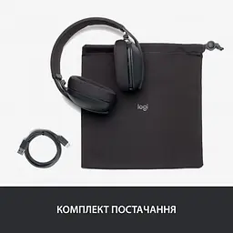 Bluetooth-гарнітура Logitech Zone Vibe 100 Wireless Graphite (981-001213) - мініатюра 6