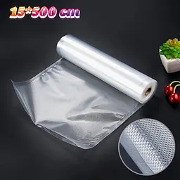 Вакуумний пакувальник харчовий 100W та гофровані пакети для вакууматора 15*500 см - мініатюра 7