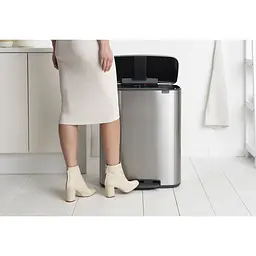 Бак для сміття Brabantia Bo Pedal металік 60 л (211324) - мініатюра 6