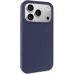 Чохол Epik Silk Full Protective (AA) NO LOGO для Apple iPhone 17 Pro / 18 Pro (6.3") Темно-синій / Midnight blue