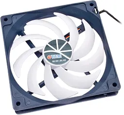 Вентилятор TITAN TFD-14025H12ZP/KE(RB) Black - мініатюра 2