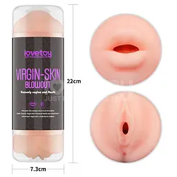 Мастурбатор подвійний SKIN BLOWOUT DOUBLE SIDE STROKER LOVETOYS 66-LV250015 102628 - мініатюра 8