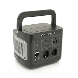 Зарядна станція Optonica B400-A1. Ємність 320Wt/h, Потужність 400Вт. Out:2xAC230, 2хDC13.3V/10A, USB-3x5V/2.4A, Type-C 60W(PD), 237х195х190мм. 5.9кг