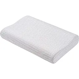 Подушка ортопедична Ardesto Sleepwell 60х40х11/9 см піна меморі біла (ART6040COP) - мініатюра 2