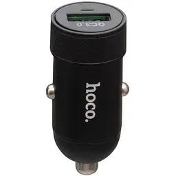 Автомобільний зарядний пристрій Hoco Z32 1USB QC3.0 Black 4A