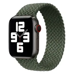 Ремінець Braided Solo Loop Band для Apple Watch 42/44/45mm Inverness Green Size 8 160mm [56261] - мініатюра 1