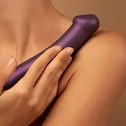 Фалоімітатор Strap-On-Me Mono Density 18 см фіолетовий - мініатюра 6