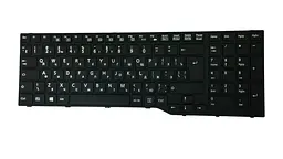 Клавіатура для ноутбука Fujitsu LifeBook A514 A544 A554 A555 AH544 AH554 AH555 AH564 Чорна, (Чорна рамка) - мініатюра 2