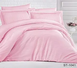 Комплект постільної білизни (LUXURY ST-1041) Євро TAG tekstil pbe0037493 - мініатюра 1