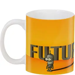 Кухоль GeekLand Футурама Futurama 02.04 тінь Бендера.913 330 мл білий - мініатюра 3