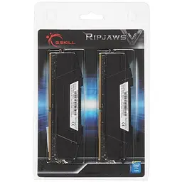 Модуль памятi DDR4 2x16GB/3600 G.Skill Ripjaws V Black (F4-3600C16D-32GVKC) - мініатюра 5