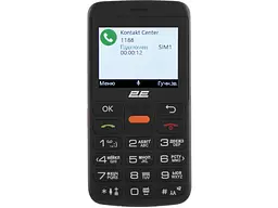 Мобільний телефон (бабусефон) 2E T180 MAX Black (688130251051)