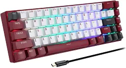 Клавиатура беспроводная Motospeed BK67 Longhua Red Red (mtbk67rmr) - миниатюра 2