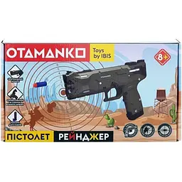 Пістолет OTAMANKO Рейнджер+20 патронів Різнокольоровий shop (4820242927455)