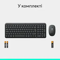 Комплект (клавіатура + миша) Logitech MK250 Bluetooth/Wireles Graphite (UA) (920-013823) [140896] - мініатюра 8