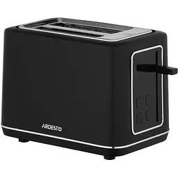 Тостер Ardesto Elegance T-K301E 800 Вт LED дисплей пластик чорний