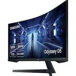 Монітор Samsung 34` Odyssey G5 LC34G55T (LC34G55TWWIXUA) [158409] - мініатюра 4