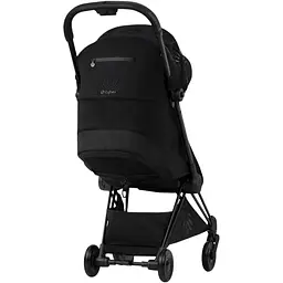 Коляска Cybex Coya La Parisienne з бампером та дощовиком чорна (522003061) - мініатюра 5