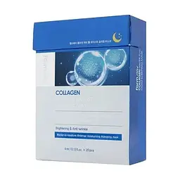 Нічна зволожувальна маска з колагеном FarmStay Collagen Water Full Moist Sleeping Mask 4 мл - мініатюра 2