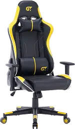 Геймерське крісло GT Racer чорне з жовтим (X-2528 Black/Yellow) - мініатюра 2