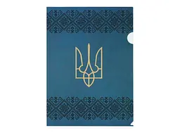 Папка-куточок BUROMAX A4 синій UKRAINE DECOR, вишиванка BM.3971-68