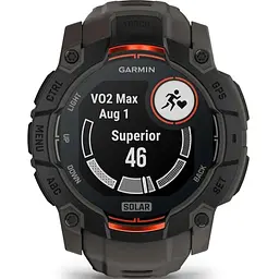 Смарт-годинник Garmin Instinct 3 50mm Solar Black with Charcoal Band (010-02935-00) - мініатюра 5