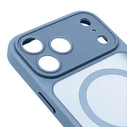 Чехол для Apple iPhone 17 Pro, Lush MagCase, голубой, противоударная панель-накладка из TPU и PC, полупрозрачный чехол с MagSafe (с магнитом), с защитой камеры, поддержка беспроводной зарядки, защита всего корпуса, ArmorStandart (ARM87489) - мініатюра 4