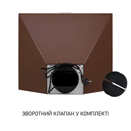 Витяжка купольна Minola HK 6214 BR 700 LED - мініатюра 9