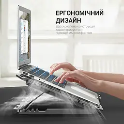 Охолоджувальна підставка для ноутбука GamePro Black (CP485) - мініатюра 12