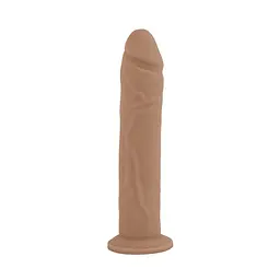 Фалоімітатор Silexd Liquid Silicone Dildo Model 2 Size 9" 22.9 см тілесний - мініатюра 5