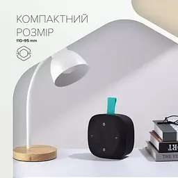 Портативна акустика Canyon HEXAGON 10 TWS 8W IPX5 Black Green (CNE-CBTSP10BG) - мініатюра 9