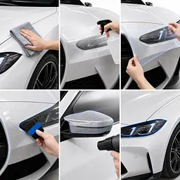 Антигравійна захисна бронеплівка за лекалами для BMW M4 G82/G83 facelift 2024- повний кузов - мініатюра 3
