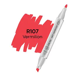 Маркер двосторонній Кіновар, R107, 99IDEAS