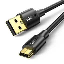 Кабель UGREEN US132 USB-A - Mini-USB 2.0 1 м чорний (10355)