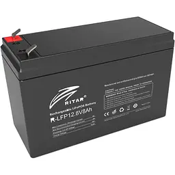 Акумулятор Ritar LiFePO4 12V [12.8V/8Ah/102.4Wh] [R-LFP 12.8V 8Ah] [152893]