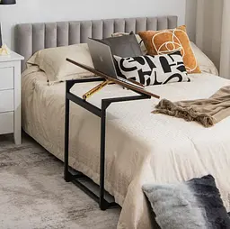 Журнальний столик Costway Allegro з регульованою стільницею в стилі Loft - мініатюра 4