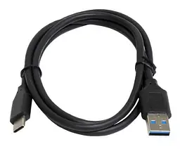 Кабель USB AM - Type-C, 1 м, чорний, Patron, 3A (PN-USB3-TYPEC-1M)