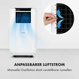 Мобільний кондиціонер Klarstein Max Breeze Smart 57-95 м² (10035741) Білий - мініатюра 5