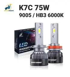Автолампи DAWN KNIGHT K7C 9005/HB3 6000K (75W) з обманкою (Canbus), комплект 2 шт