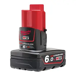 Акумулятор до електроінструменту Milwaukee Li-Ion M12 B6, 6Ah (4932451395) - мініатюра 2