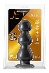 Анальна пробка Jet Fierce 25.4 см (чорний) - мініатюра 2