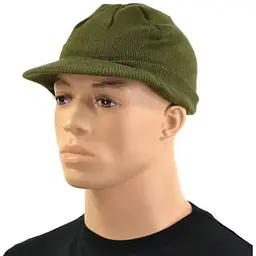 Шапка зимова Jeep Cap шерсть олива Mil-tec 12141001