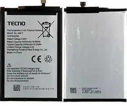 Акумулятор BL-49FT для Tecno Camon 15 (CD7), Pop 4 (BC2), Pop 4 Pro (BC3), Spark 5 Pro (KD7), Spark 6 Go (KE5, KE5J), Spark 7 (KF6n), Spark 7 Go (KF6m), Li-Polymer, 3,85 B, 5000 мАч, Original (PRC)
