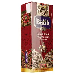 Чай чорний Batik Gold Цейлонський високогірний байховий 50 г (25 шт. х 2 г) - мініатюра 2