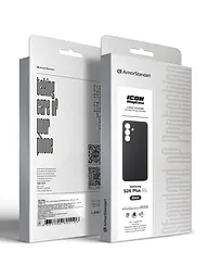 Силиконовый чехол с MagSafe для Samsung Galaxy S26 Plus 5G, ICON2 MagCase, черный, противоударный, панель с мягкой подкладкой, защита всего корпуса, поддержка беспроводной зарядки, совместим с защитными стеклами и пленками, ArmorStandart (ARM89443) - мініатюра 10