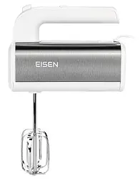 Міксер Eisen EHM-55W, White, 550W, ручний, 5 швидкостей, винчики, гаки для замісу тесту, захист від перегріву - мініатюра 2