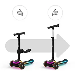 Самокат 2-в-1 Kinderkraft Raket Up Black (KRRAUP00BLK0000) - мініатюра 5