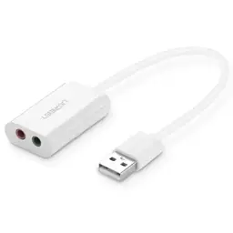 Звукова плата Ugreen US205 white (30143) - мініатюра 4
